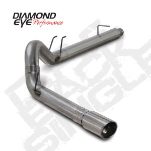 Ford F-250 Performance Exhaust - Diamond Eye Performance - DPF Back Single SS - `08-`10 Ford F-250 Performance Exhaust - Diamond Eye Performance - DPF Back Single SS - `08-`10